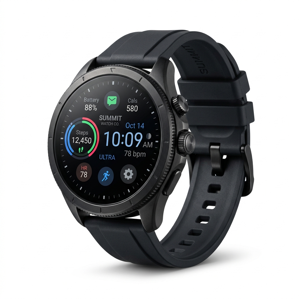 Smartwatch Ultra Series Titanium AMOLED